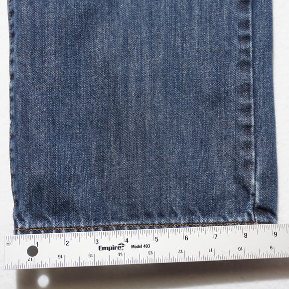 Lucky Brand 181 Relaxed Straight Jeans Men's 36 Blue Denim Classic Fit - Picture 8 of 16